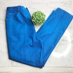 VTG PS Gitano super high rise bright blue jeans